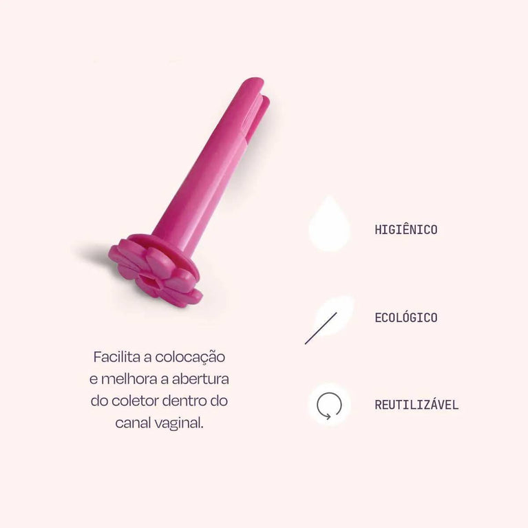 Aplicador de Coletor Menstrual Fleurity