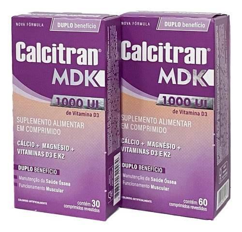 Calcitran Mdk Leve 90 Pague 60 Comprimidos Fqm - Drogaria Poupa Centro