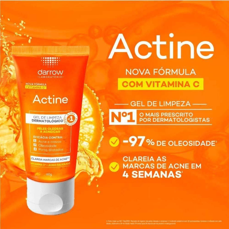 Actine Gel De Limpeza 60g - Darrow - Drogaria Poupa Centro