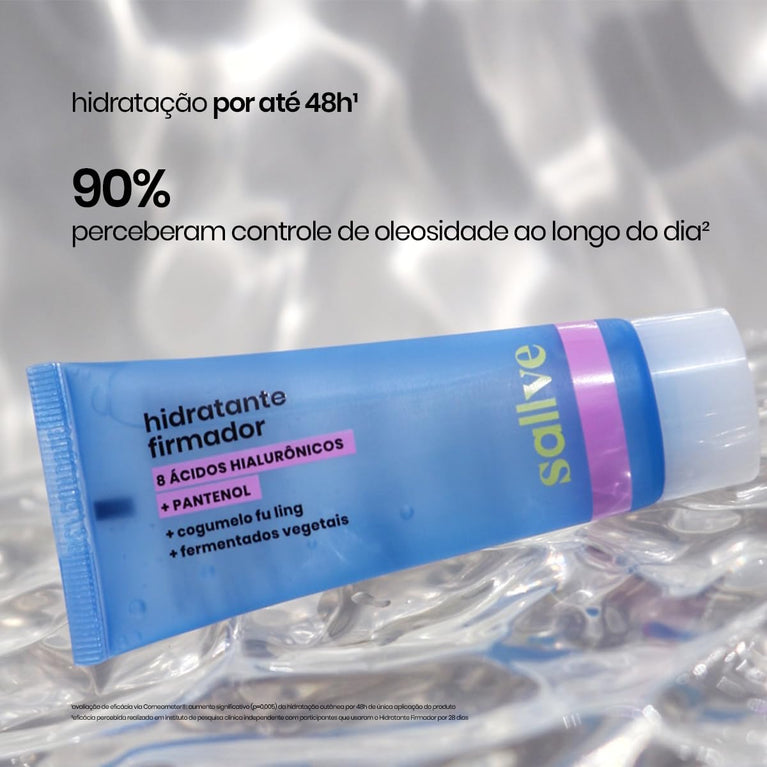 Sallve Hidratante Firmador 40G - 8 Ácidos Hialurônicos