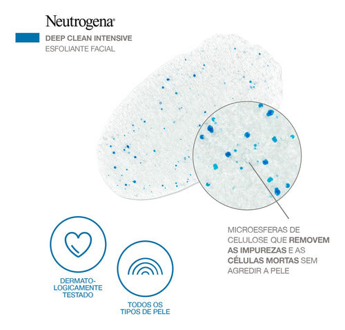 Esfoliante Facial Neutrogena Deep Clean Energizing em Gel com 100g