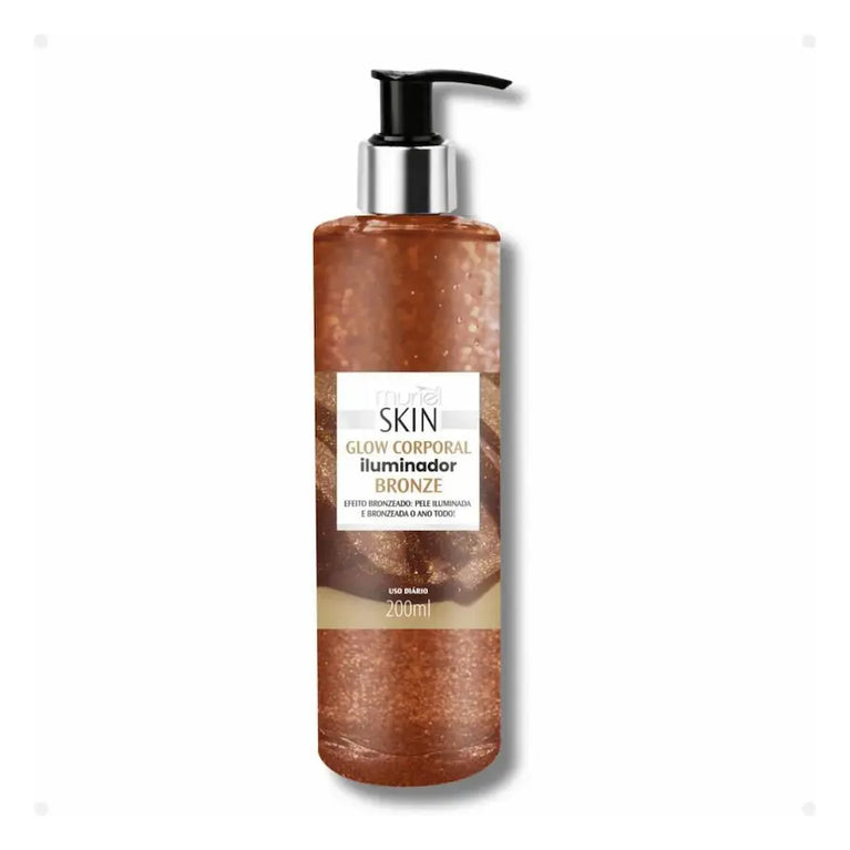 Glow Corporal Iluminador Muriel Skin Bronze 200ml