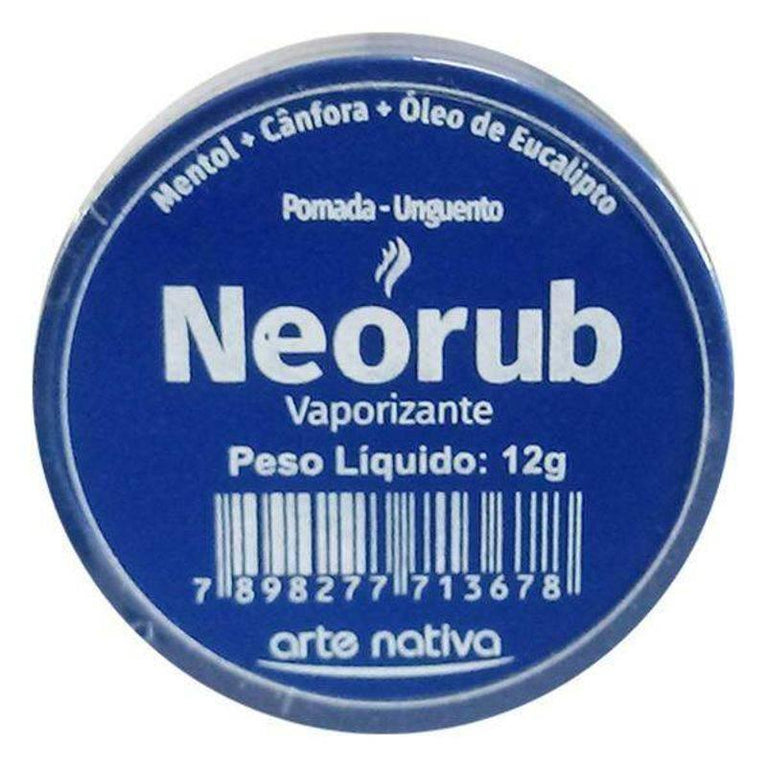 Neorub frasco com 12g de pomada de uso dermatológico - Drogaria Poupa Centro