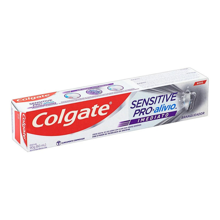 Creme Dental Colgate Sensitive Pro-Alívio Branqueador 90g