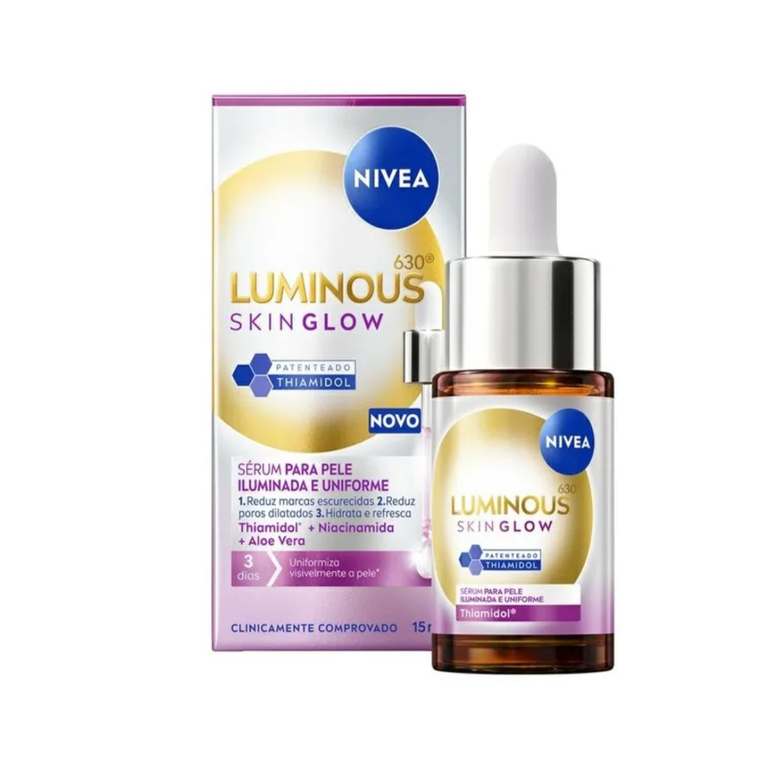 Sérum Facial Nivea Luminous 630 Skin Glow Pele Iluminada e Uniforme 15ml