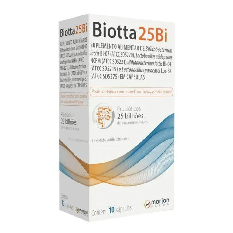 Biotta 25Bi 10 Cápsulas - Drogaria Poupa Centro
