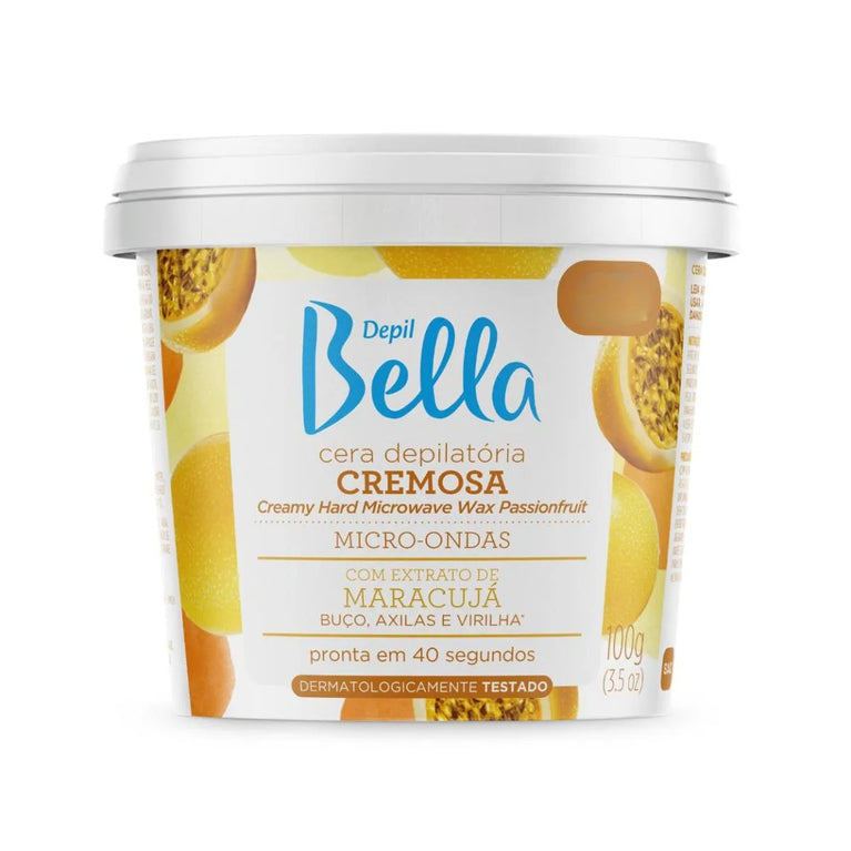 Cera Depilatória Micro-Ondas Maracujá Buço Depil Bella 100G