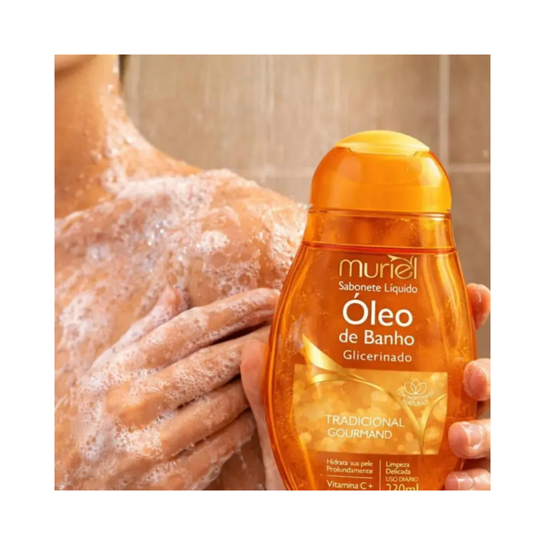 Sabonete Líquido Muriel Óleo de Banho Gourmand 230ml