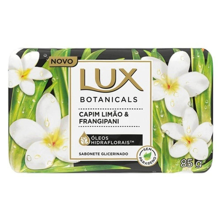 Sabonete em Barra Capim Limão E Frangipani - Lux Botanicals - 85G - Drogaria Poupa Centro