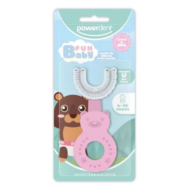 Escova Dental Powerdent Kids Fun Baby