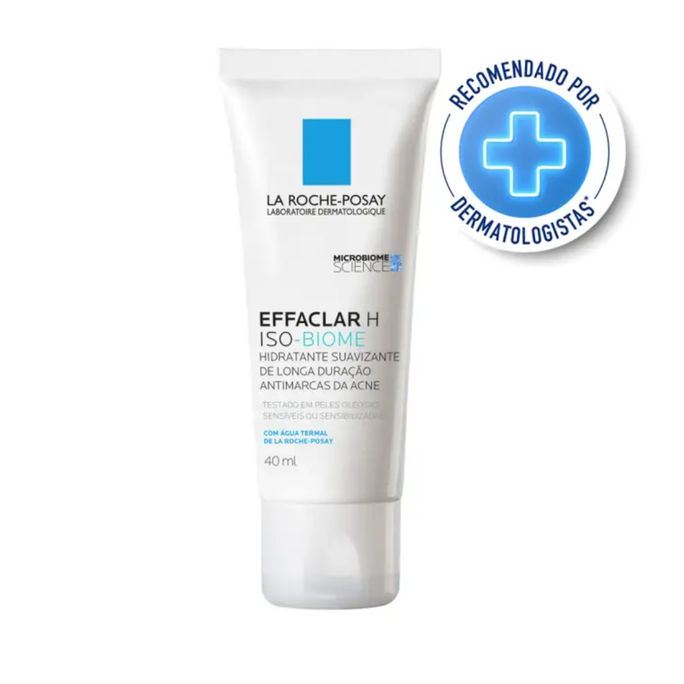 Creme Hidratante Facial Effaclar H Iso-Biome La Roche-Posay 40ml VALIDADE 28/02/2027