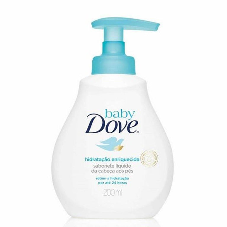 Dove Baby 200Ml Sab Liq Hidratacao Enriquecida - Drogaria Poupa Centro