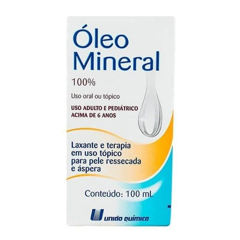 Óleo Mineral 100Ml União Química - Drogaria Poupa Centro