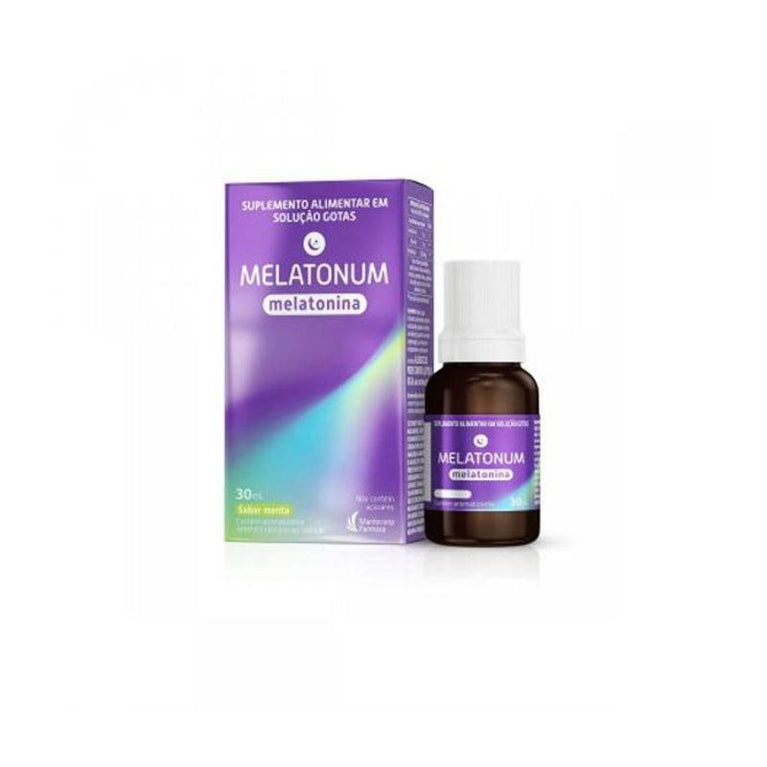 Melatonum Suplemento Alimentar Melatonina Gotas Sabor Menta 30ml - Drogaria Poupa Centro