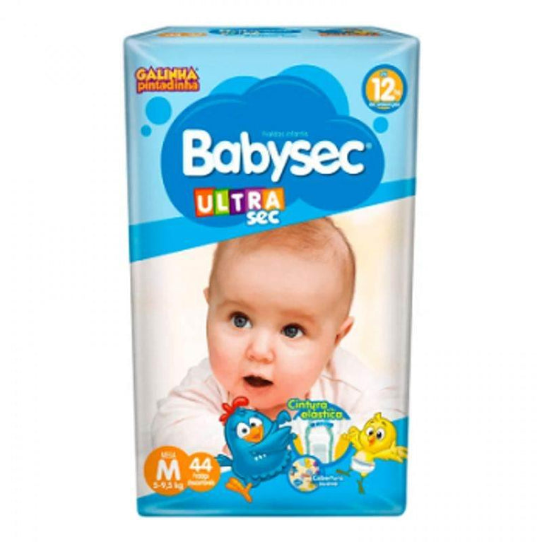 Fralda Babysec Ultrasec Galinha Pintadinha Mega M Com 38 Unidades - Drogaria Poupa Centro