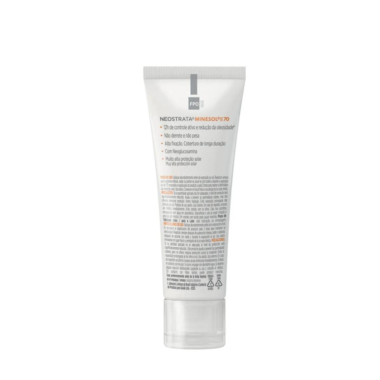 Protetor Solar Facial NeoStrata Minesol Oil Control FPS 70 Médio Escuro 40g