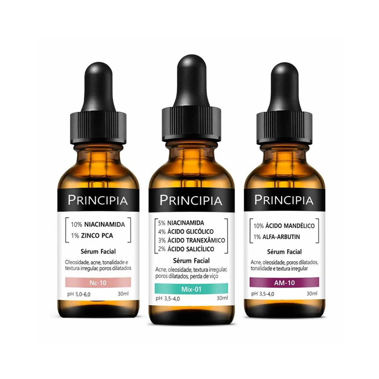 Kit Trio Antiacne NC-10 + MIX-01 + AM-10 Principia