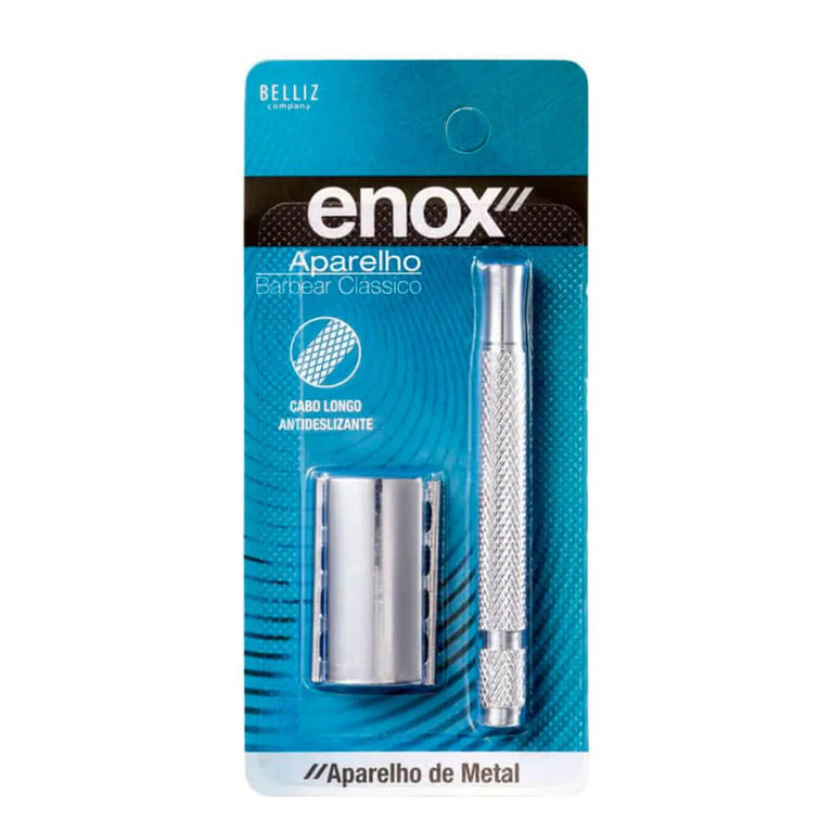 Aparelho de Barbear Enox Clássico Aço Inoxidável