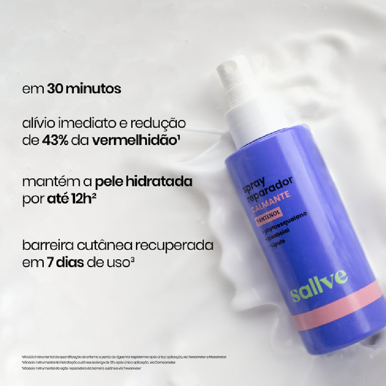 Spray Reparador Calmante Sallve Facial e Corporal 120ml
