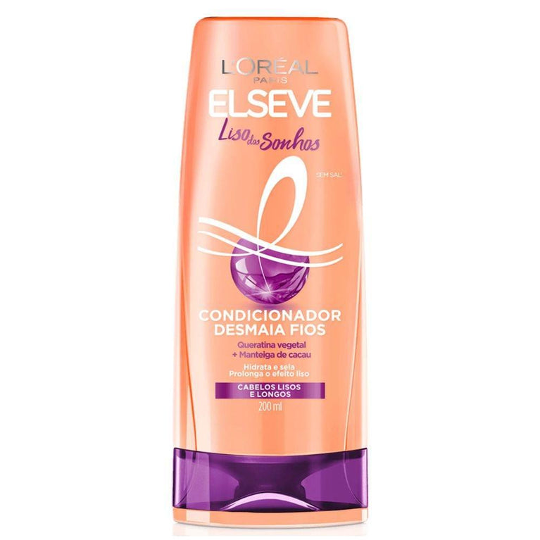 Condicionador Elseve 200ml Liso Dos Sonhos - Drogaria Poupa Centro