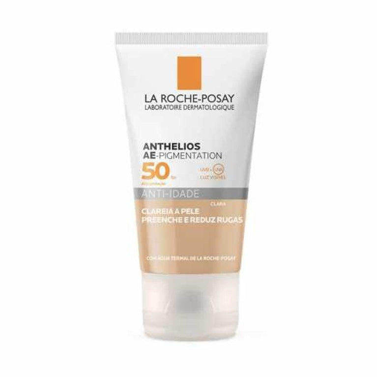 Protetor Solar Facial La Roche-Posay Anthelios AE-Pigmentation Cor Clara FPS 50 - 40g - Drogaria Poupa Centro
