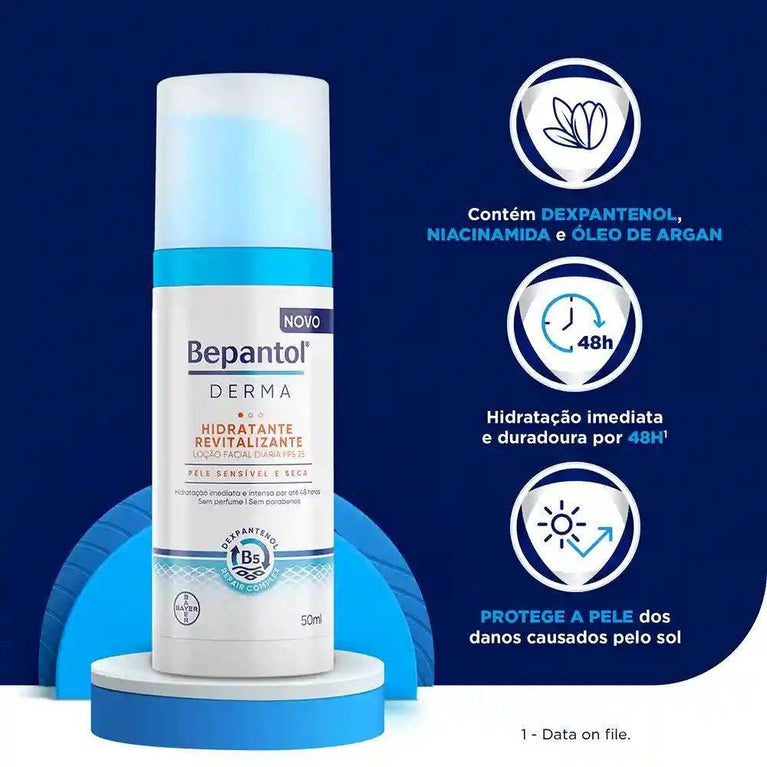 Bepantol Derma Hidratante Revitalizante 50Ml - Drogaria Poupa Centro