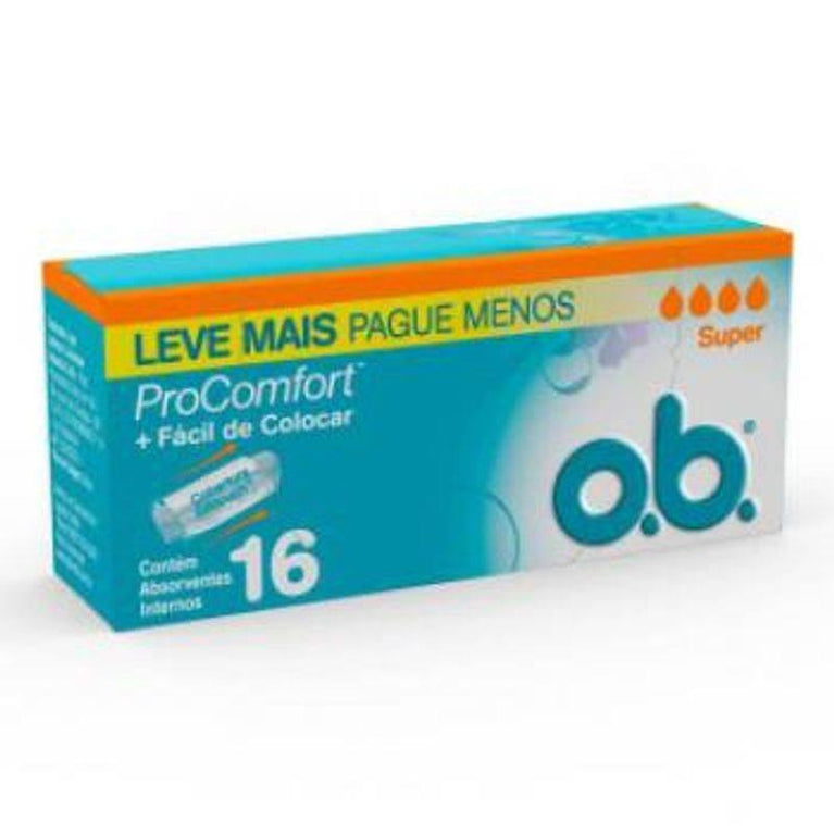 Absorvente Interno OB Sempre Livre Pro Comfort Super 16 Unidades - Drogaria Poupa Centro