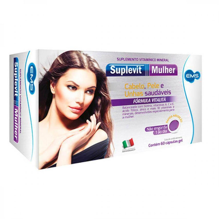Polivitamínico Suplevit Mulher 60 cápsulas - Drogaria Poupa Centro