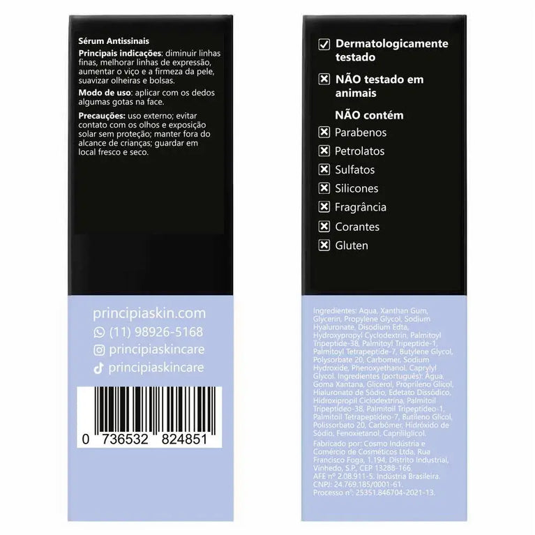 Serum Principia 10% Complexo De Peptideos Matrixyl 30Ml