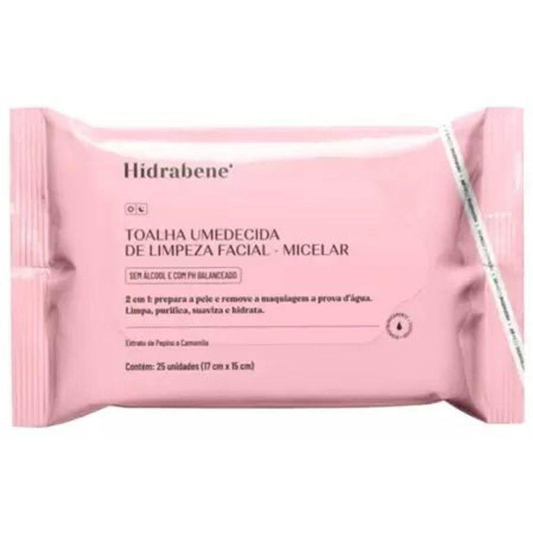 Hidrabene Toalha Micelar -25Un - Drogaria Poupa Centro