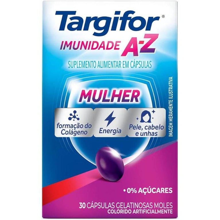 Targifor A-Z Mulher - 30 Cápsulas - Drogaria Poupa Centro