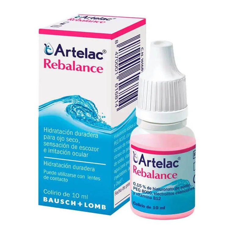 Artelac Rebalance 10Ml - Drogaria Poupa Centro
