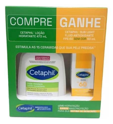Kit Cetaphil Loção Hidratante 473ml + Sunlight Fps 60 50ml - Drogaria Poupa Centro