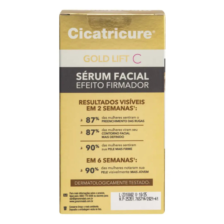 Sérum Facial Cicatricure Gold Lift com 30ml