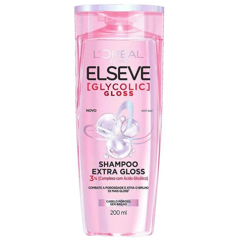 Shampoo Elseve Glycolic Gloss 200ml - Loreal - Drogaria Poupa Centro