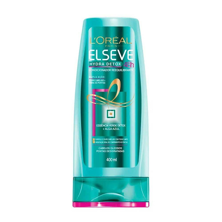 Condicionador Elseve 400ml Hydra Detox - Drogaria Poupa Centro
