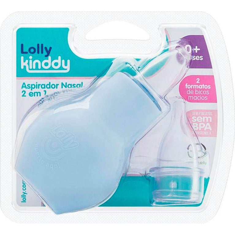 Aspirador Nasal Lolly Azul - Drogaria Poupa Centro