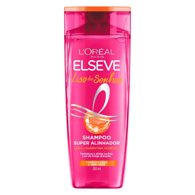 Shampoo Super Alinhador Elseve Liso dos Sonhos 200ml