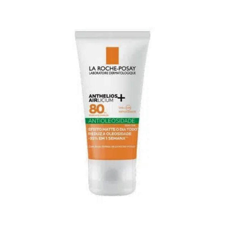 Protetor Solar Facial La Roche-Posay Anthelios Airlicium Antioleosidade FPS 80 - 40G - Drogaria Poupa Centro