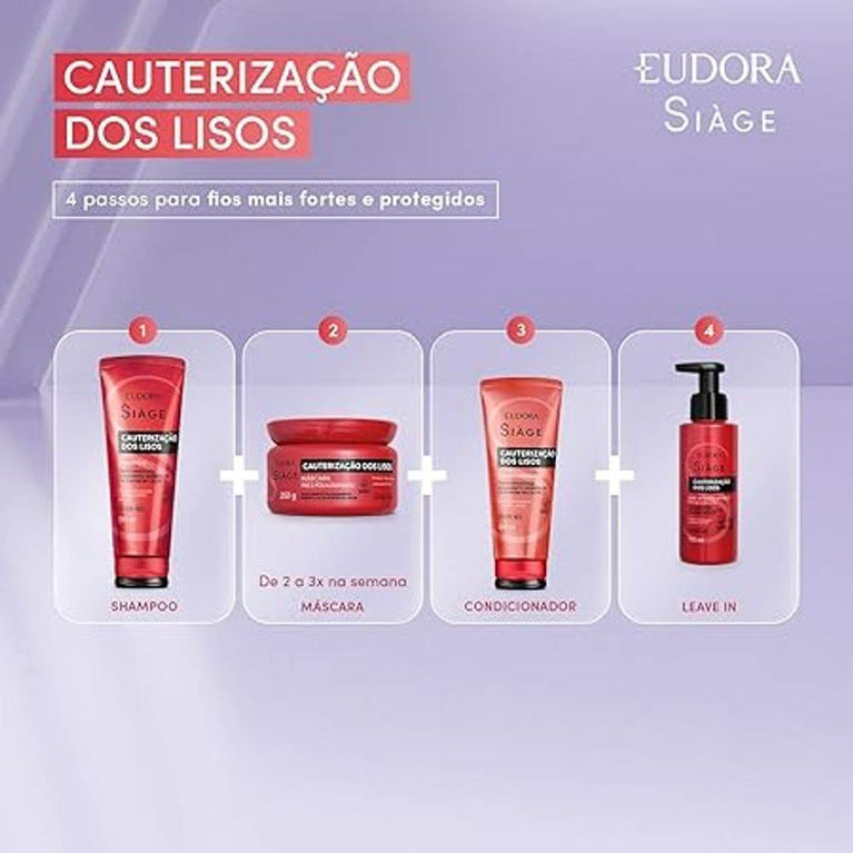 Eudora Siage Condicionador Cauterização dos Lisos 200Ml - Drogaria Poupa Centro