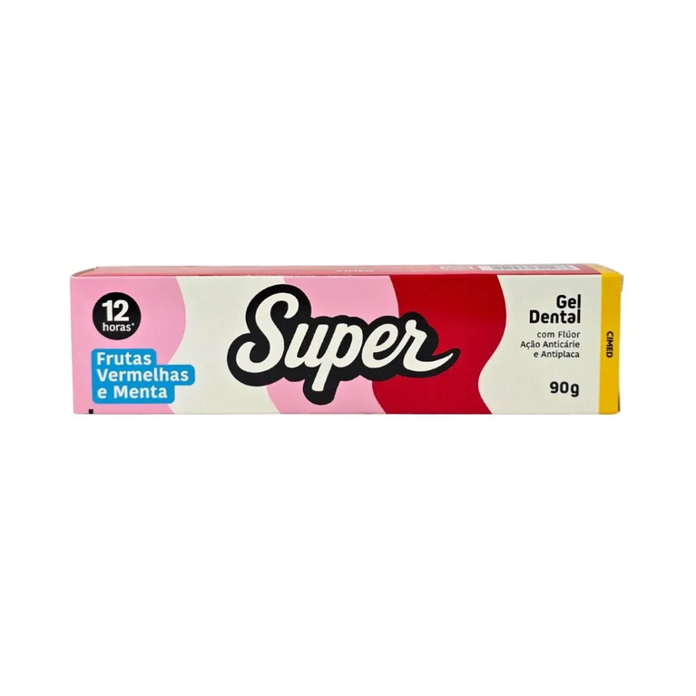 Gel Dental Cimed Super Frutas Vermelhas e Menta 90g