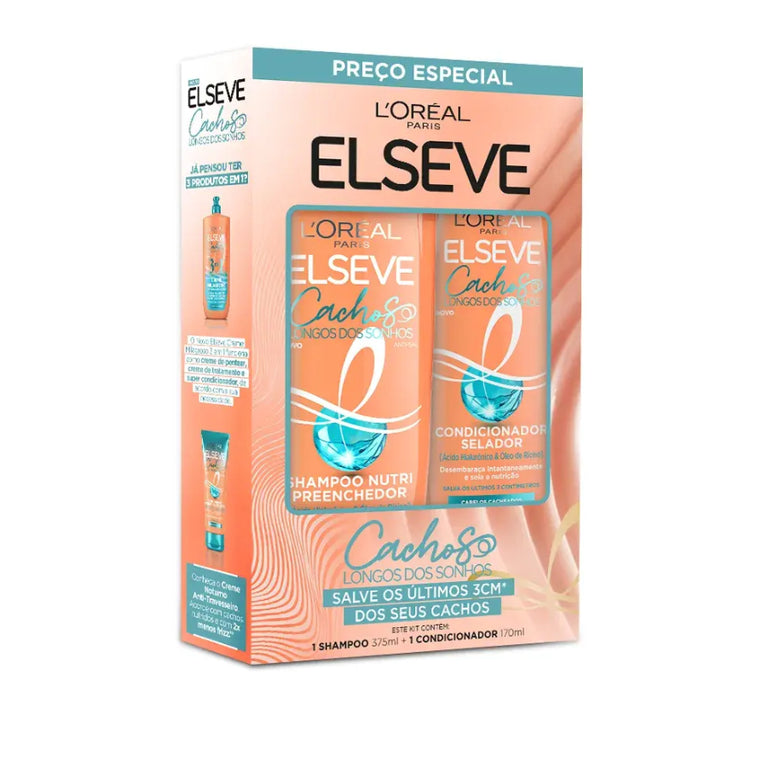 Kit L'Oréal Paris Elseve Cachos Longos dos Sonhos Shampoo 375ml + Condicionador 170ml