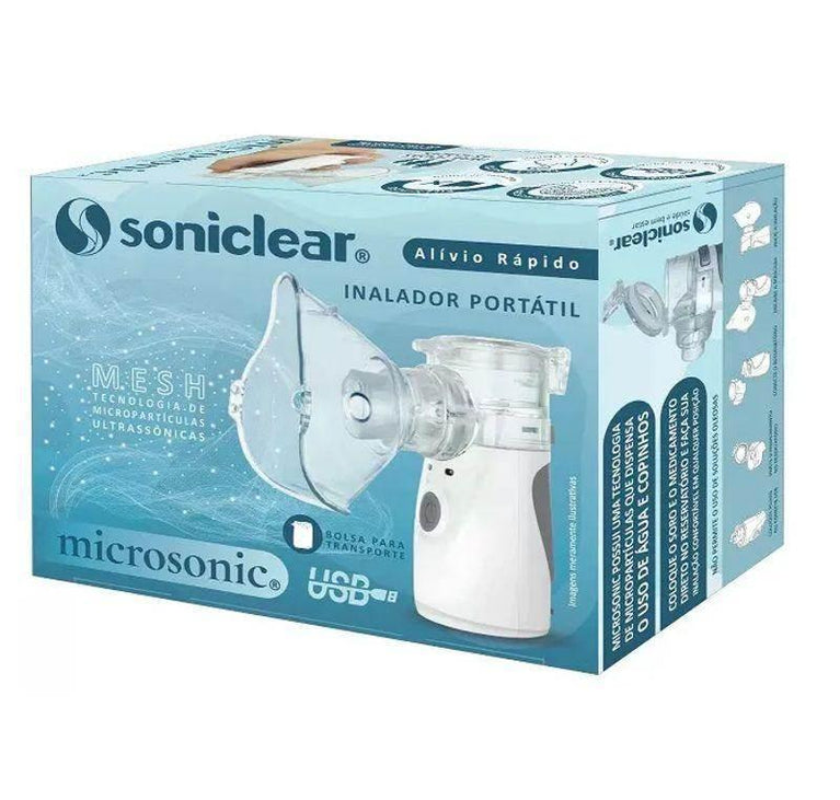 Inalador Sonicler Micro. Potatil - Drogaria Poupa Centro