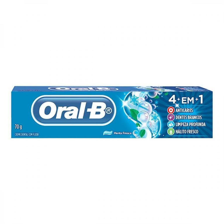 Creme Dental Oral-B Menta Fresca 70g - Drogaria Poupa Centro
