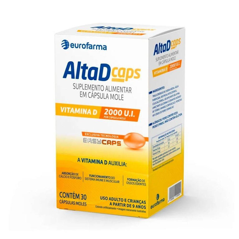 Alta D 2.000 Ui 30 Cápsulas - Drogaria Poupa Centro