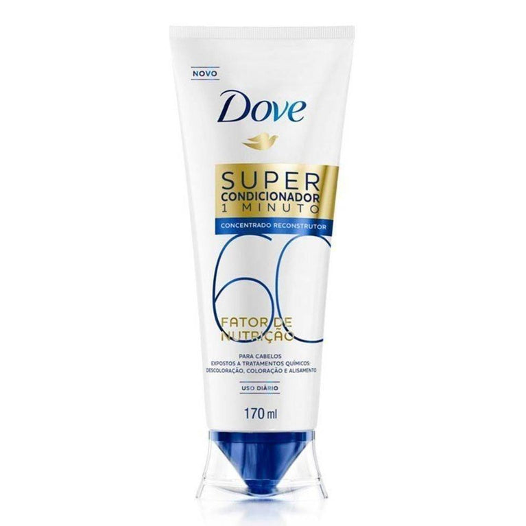Super Condicionador 1 minuto Dove 170ml Fator de Nutrição 60 - Drogaria Poupa Centro