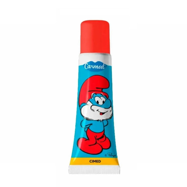 Hidratante Labial Carmed Os Smurfs Blueberry Incolor 10g