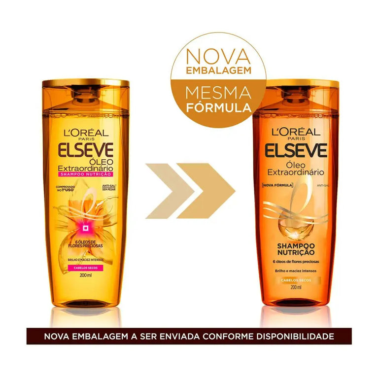 Shampoo L’Oréal Paris Elseve Óleo Extraordinário 200ml