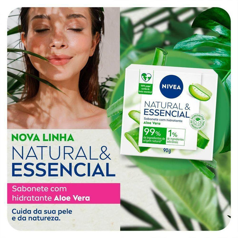 Sabonete Nivea Natatural Aloe Vera 90G P Nivea . - Drogaria Poupa Centro