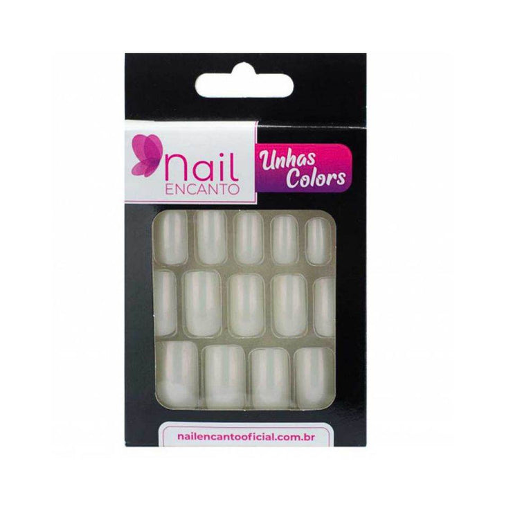 Unhas Fhaces Nail Encanto Colors Longa Perola - 24 Unidades - Drogaria Poupa Centro